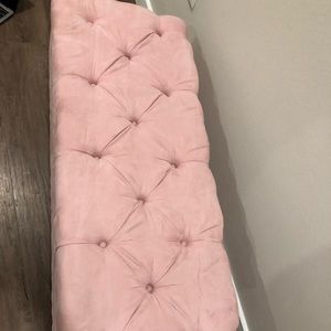 Light pink bench